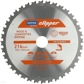 NORTON Clipper Kreissägeblatt Holz / Verbundwerkstoffe 216x30 36Z