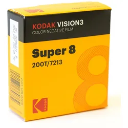 Vision3 200T 7213, 8 mm x 15 m Perf. 1R Schmalfilm