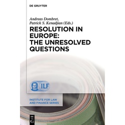 Resolution In Europe: The Unresolved Questions, Gebunden