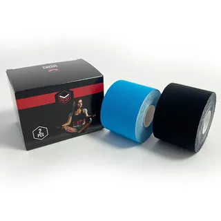 Effekt Manufaktur Nastro Kinesiologico – 500 x 5 cm in nero e blu 2 pz