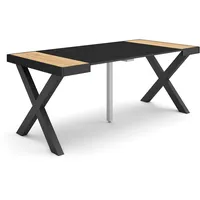 SKRAUT HOME Ausziehbarertisch, 180x90x73cm, Für 8 Gäste, Massivholz Beine,