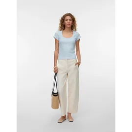 Vero Moda VMCHLOE CS SHORT U-NECK NOOS Blau S