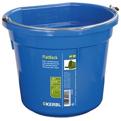 Futtereimer und Wassereimer FlatBack, Eimer mit Henkel, 20 Liter, blau