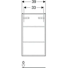 Geberit Renova Plan Hängeschrank mit 1 Tür, 501920011