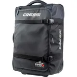 Cressi Piper Bag – Handgepäck Koffer 35,5x23x56 Großer, Ultraleichter, Trolley Handgepäck Ideal für Ausrüstungen, Wasserdichter Handgepäcktrolley für Koffer Handgepäck mit Teleskopgriff 50L, Schwarz