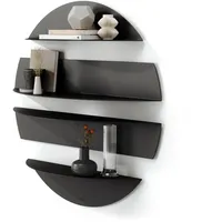 Umbra Solis Wandregal 76 x 76 x 19 cm Schwarz