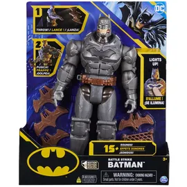 Spin Master Batman 30cm Deluxe - Actionfigur mit Schlag- und Wurffunktion