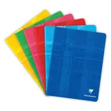 Calligraphe Clairefontaine 637551AMZ - Set mit 5 Heften, 24 Blatt, 17 x 22cm, 90g, französische Lineatur, 1 Set, farbig sortiert