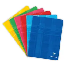 Calligraphe Clairefontaine 637551AMZ - Set mit 5 Heften, 24 Blatt, 17 x 22cm, 90g, französische Lineatur, 1 Set, farbig sortiert
