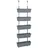 Wenko Türregal Adria 5 Etagen 42 x 141 x 16 cm Grau