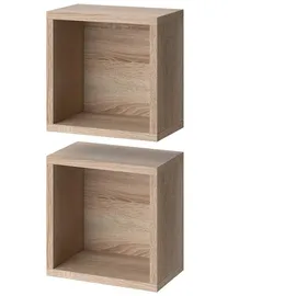 Vicco Wandregal Senyo Sonoma 25 x 25 cm 2er Set