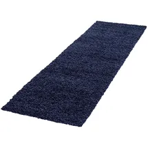Ayyildiz 	Life Shaggy 1500 Hochflorteppich 60 x 110 cm marineblau