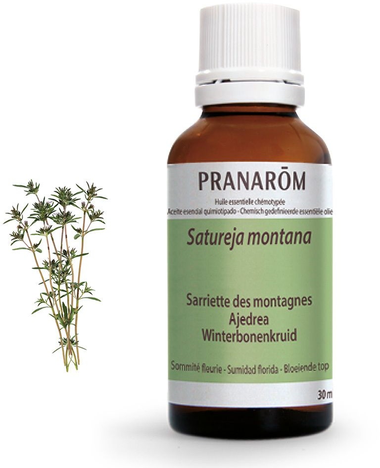 Pranarôm Sarriette des montagnes Huile essentielle 30 ml huile