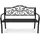 Akord Gartenbank 127 x 89 x 62 cm Schwarz