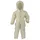 Engel Baby Overall mit Kapuze aus Bio Schurwoll-Fleece, Natur, 62/68