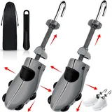 ITMNMNL Schuhspanner,2 Stück Schuhspanner Herren,Schuhdehner Schuhweiter,Schuhweiter,Shoe Stretcher mit Schuhlöffel Schuhdehner Schuhweiter für Einstellbare Länge und Breite -Grau - 40-47