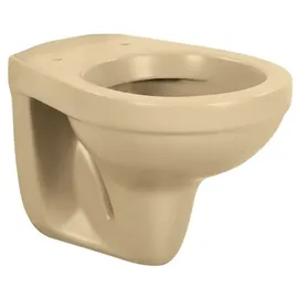 Sanicomfort Wand-WC Beige Spülrandlos, Tiefspüler, ohne WC-Sitz