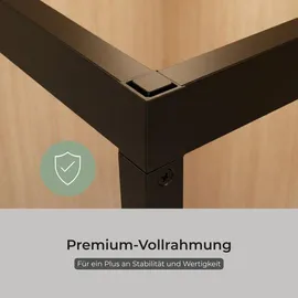 Schulte Sunny Duschtür mit Schiebetür 80 x 190 cm schwarz Sicherheitsglas