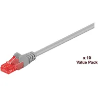 MicroConnect UTP Cat6 10m Grey Netzwerkkabel Grau (U/UTP, CAT6,