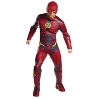 Rubie ́s Kostüm Justice League Flash, Der DC-Superheld im neuen Gewand der Gerechtigkeitsliga rot XL