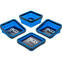 BGS Magnetschale Silikon 115 x 115 x 50 mm blau faltbar 4-tlg.