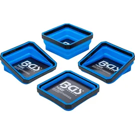 BGS Magnetschale Silikon 115 x 115 x 50 mm blau faltbar 4-tlg.