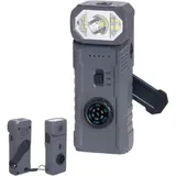Tragbares Notfallradio, Am/fm-radio Mit Handkurbelgenerator Und 2000-mah-akku, Sos-alarm/taschenlampe/lautsprecher Für Camping, Wandern Und Outdoor-aktivitäten