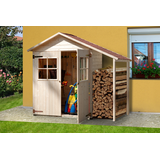 Weka Geräteschrank 2,24 x 0,87 x 2,16 m natur