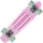 Star-Skateboard Skateboard Retro Mini Pink/Mint