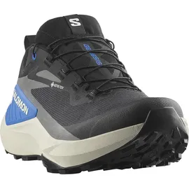 Salomon Genesis GTX Herren Black / Lunar Rock / French Blue 46