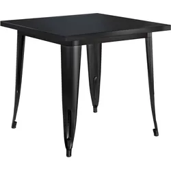 Tolix Tisch | Schwarz | B:T:H 70 x 70 x 78 cm | Industrie Tisch, Retrotisch, Industrial Tisch