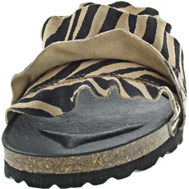 Verbenas Rocio Serraje Volante Zeb Pantolette Schwarz - 37 EU