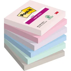 Post-it Haftnotiz Super Sticky Notes Soulful Collection 76x76mm 90 Blatt sortiert VE=12x6 Blöcke