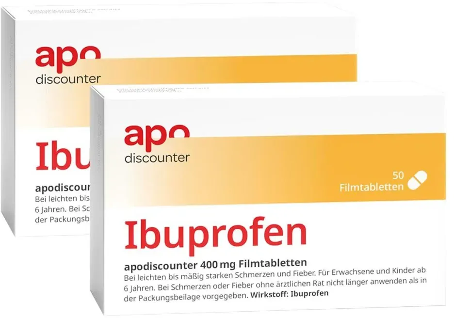 Ibuprofen 400 mg Schmerztabletten von apodiscounter