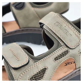 Rieker Freizeitsandalen Herren Grau/Grün 41