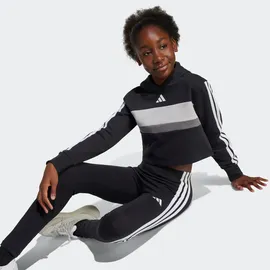 adidas Seasonal Essentials Tiberio 3-Streifen Trainingsanzug Schwarz 164