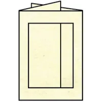 Paperado Passepartoutkarte B6 chamois Marmora