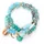 COLLEZIONE ALESSANDRO Mona Armband aus Glas blau 1-tlg Größe onesize