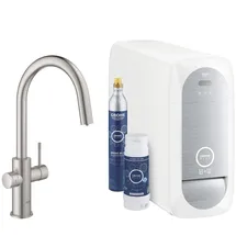 Grohe Blue Home C-Auslauf Starter Kit supersteel 31541DC0