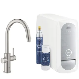 Grohe Blue Home C-Auslauf Starter Kit supersteel 31541DC0