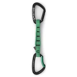 Salewa Ortles Straight/bent 170 Expressschlinge - Black / Irish Green - One Size