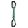Salewa Ortles Straight/bent 170 Expressschlinge - Black / Irish Green - One Size