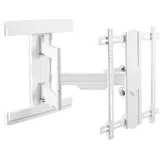 Ricoo TV Wandhalterung Fernseher Halterung Fernsehhalterung für Wand für 45-85 Zoll Universal Smart Flach OLED Curved Schwenkarm S5744-W Schwenkbar Neigbar Fernseh-Arm bis 50 Kg & VESA 400 x 400 mm