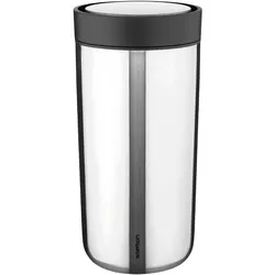 Stelton Thermobecher To Go Click 400 ml Edelstahl Silber