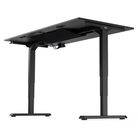 Yaasa Schreibtisch Desk Essential 160 x 80 cm Dunkelgrau/Schwarz