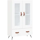 vidaXL Highboard Weiß 69,5x31x115 cm Holzwerkstoff