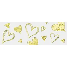 Ursus Transparentpapier Golden style 115 g/qm A4 25 Blatt Herzen