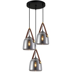 Italux PND-24342-3A-BK-SG LED Pendelleuchte Solta | 3x40W E27