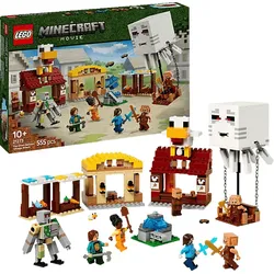 LEGO Minecraft 21273 Angriff des Ghast-Ballons Bausatz, Mehrfarbig