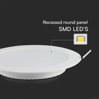 V-Tac LED-Einbaupanel 12 W Neutralweiß